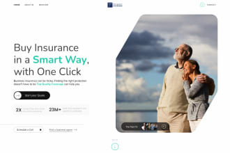 design and develop a business website with animations