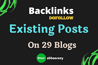 build niche relevant dofollow backlinks for your brand