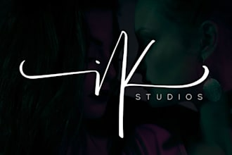 design stunning initial signature logo for your name
