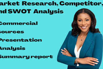write market research, pitch, swot analysis, grants,competitor and business plan