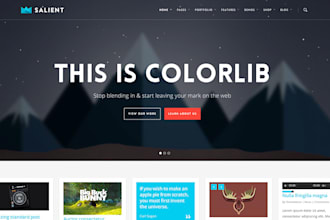make awesome wordpress site in your domain
