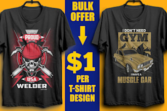 do unique bulk t shirt designs for printful merch and teespring