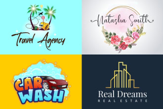 design professional custom unique feminine logo for business brand
