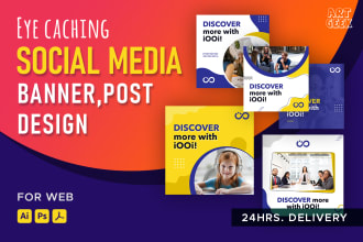 design creative social media graphics n posts for you
