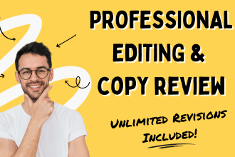 professionally edit and proofread articles and web copy