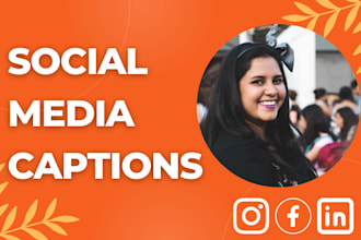 write engaging captions for your social media