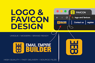 professionally design logo and favicon