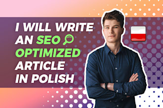 write an SEO optimized blog article in polish