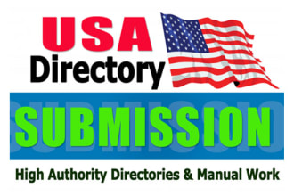 create 1500 USA directory submission SEO backlinks