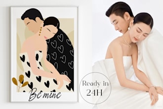 design amazing portrait from your photo