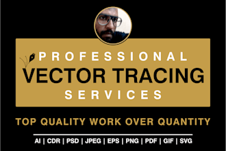do vector tracing, convert image to vector, vectorize your logo, trace, redraw