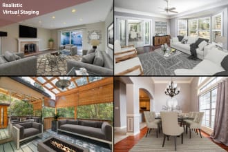 do stunning virtual staging for real estate listing