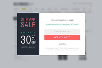 create wordpress form, popup, contact page, top banner,  wordpress lead page