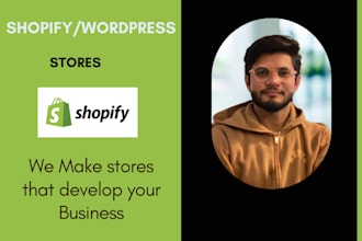 develop shopify stores and theme customization
