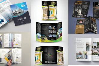 design an amazing corporate brochure, flyer, company profile or booklet