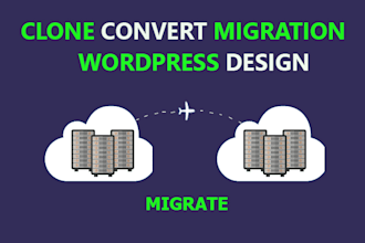 wordpress website clone and migration full ecommerce design