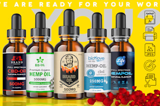do pouch design and label design, product packaging design