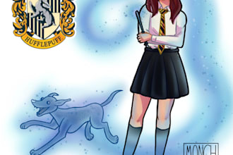 draw you as a harry potter character