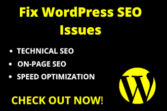 fix wordpress SEO issues for top google rankings