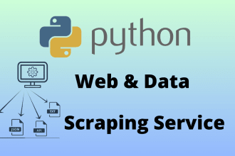 build web scrapper, web crawler, and automate tasks