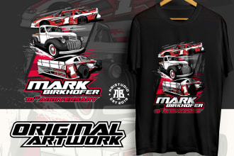 draw car vector illustration automotive for t shirt design