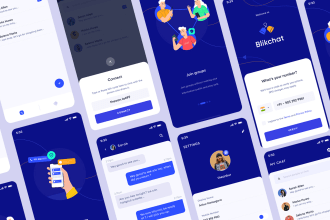 do mobile app UI UX design in figma