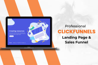 design clickfunnels landing page using clickfunnel funnel builder
