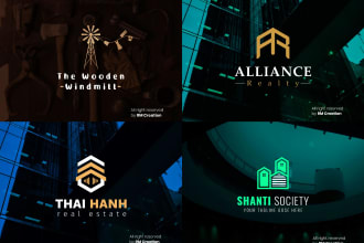design realtor logo with bonus business card