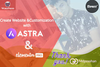 make wordpress ecommerce website online store elementor pro