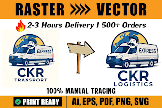 do vector tracing or convert to vector or raster to vector quickly