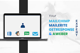 be your mailchimp, mailerlite, getresponse and aweber expert