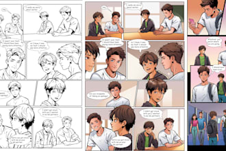 do comic and novel illustrations