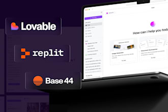 build web apps and mobile apps using lovable, replit and base44