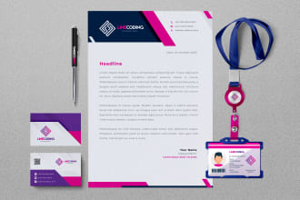design your unique business card and company profile design