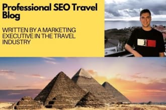 write a quality, well researched SEO travel blog