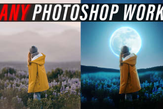 do adobe photoshop editing and photo manipulation