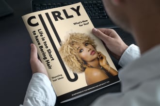 design a fashion or lifestyle magazine or catalog