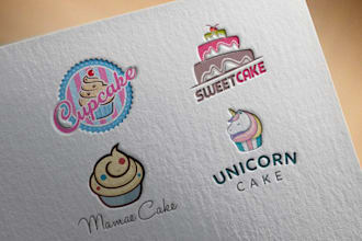 design a awesome cupcake,cake,bakery products logo