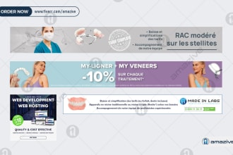 design animated and non animated web banners ad