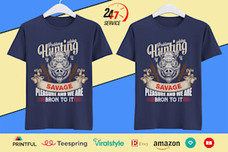 create tshirt design for amazon, teespring, and redbubble