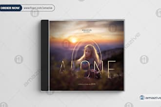 design stunning album cover , mix tape cover