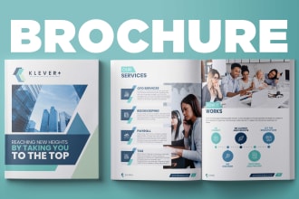 design smart brochure, annual report, company profile, proposal, booklet, ebook