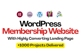 create wordpress paid membership system website