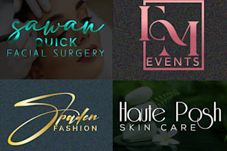 do cosmetic salon fashion beauty care spa logo