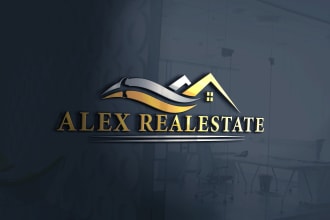 do  realtor, real estate stylish luxury logo design