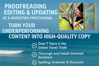 professionally proofread, edit and improve your content