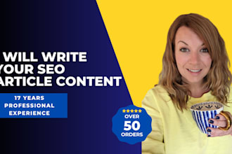 write you a kickass SEO article or blog