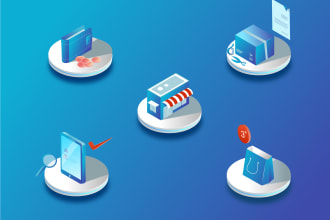 make 3d isometric icons for applications and websites