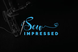 create professional and modern signature logo