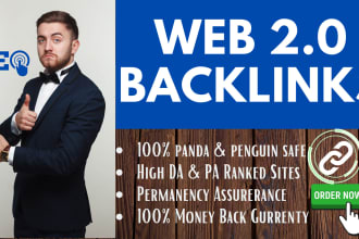 do high quality 30 web 2 0 backlinks, article submission manually